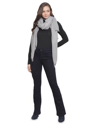 frayed hem solid acrylic stole - 16744032 - Standard Image - 2