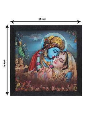 radha krishna wooden painting - 16744243 - Standard Image - 4