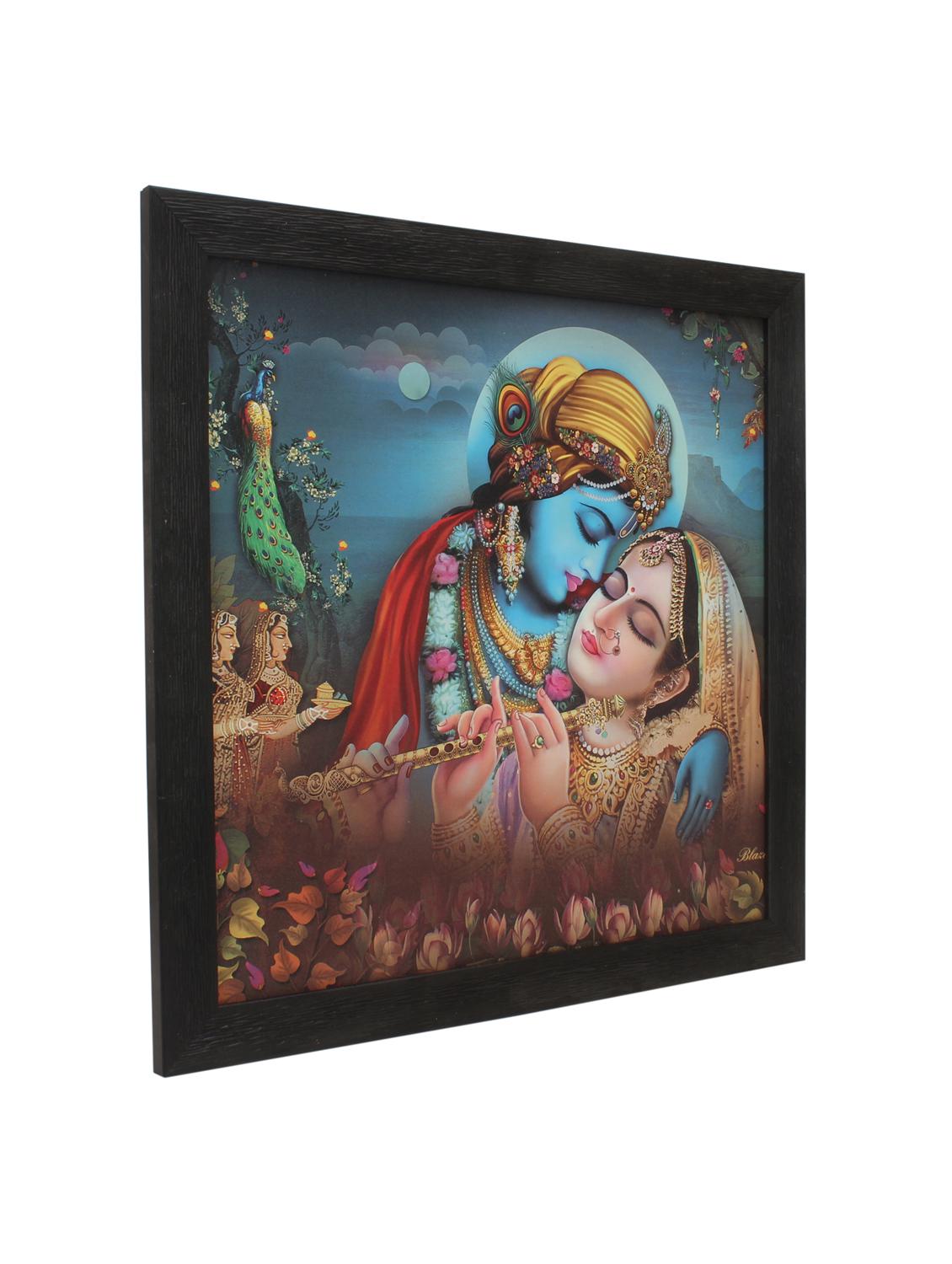 radha krishna wooden painting - 16744243 - Zoom Image - 2