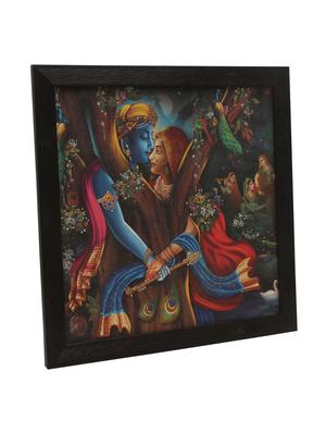 radha krishna wooden painting - 16744271 - Standard Image - 2