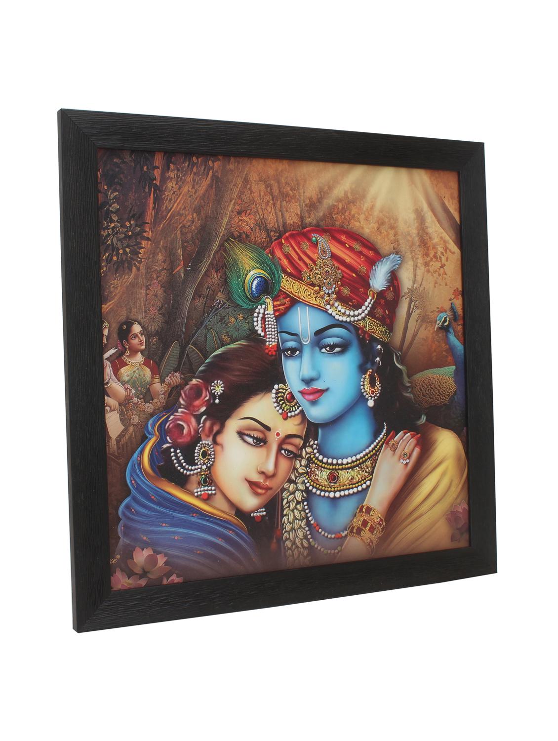 radha krishna wooden painting - 16744276 - Zoom Image - 2
