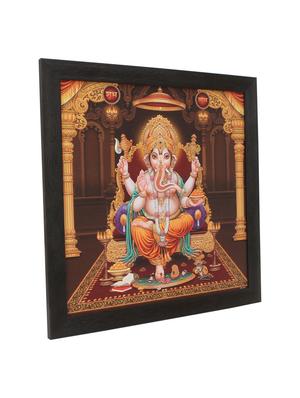 sri ganesha wooden painting - 16744277 - Standard Image - 2