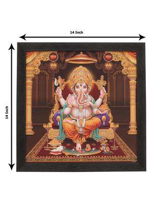 sri ganesha wooden painting - 16744277 - Standard Image - 4