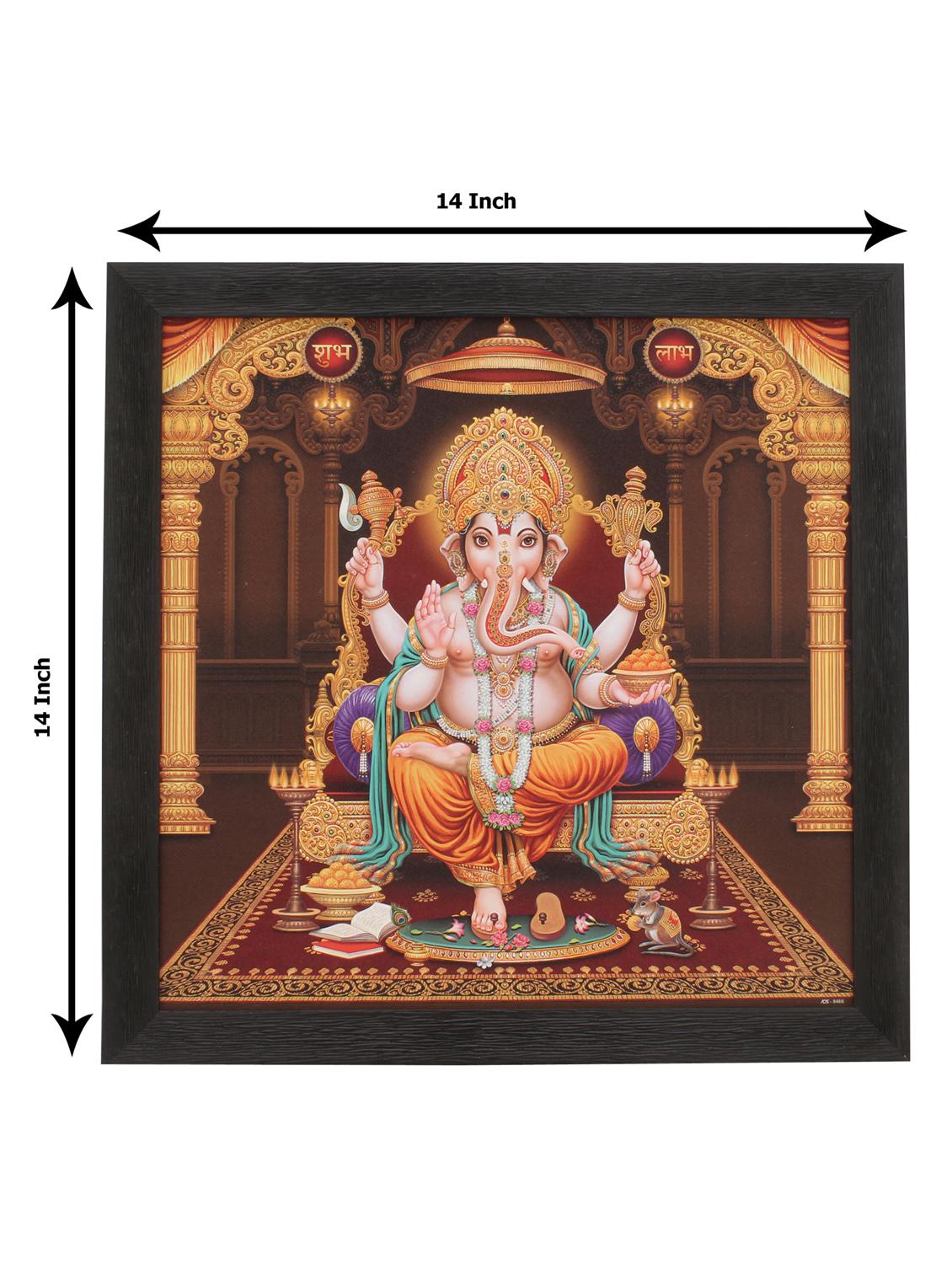 sri ganesha wooden painting - 16744277 - Zoom Image - 4
