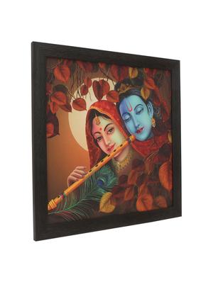 radha krishna wooden painting - 16744278 - Standard Image - 2