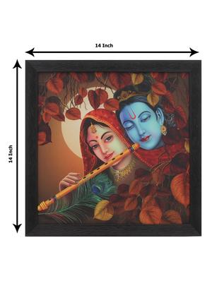 radha krishna wooden painting - 16744278 - Standard Image - 4