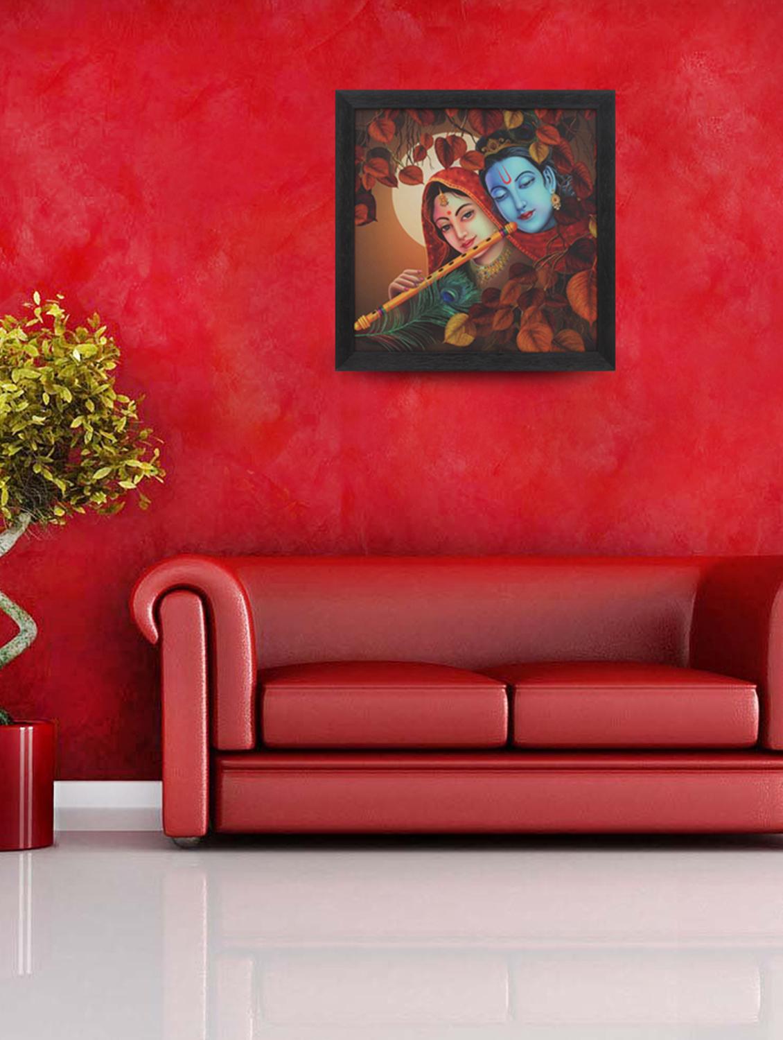 radha krishna wooden painting - 16744278 - Zoom Image - 1