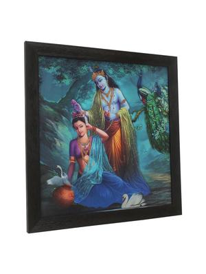 radha krishna wooden painting - 16744281 - Standard Image - 2