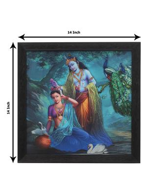 radha krishna wooden painting - 16744281 - Standard Image - 4