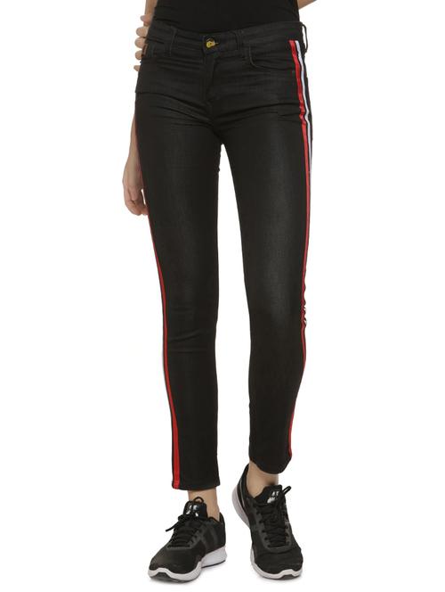 mid rise side tapping jeans - 16744321 - Standard Image - 1