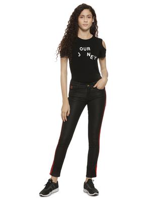 mid rise side tapping jeans - 16744321 - Standard Image - 4