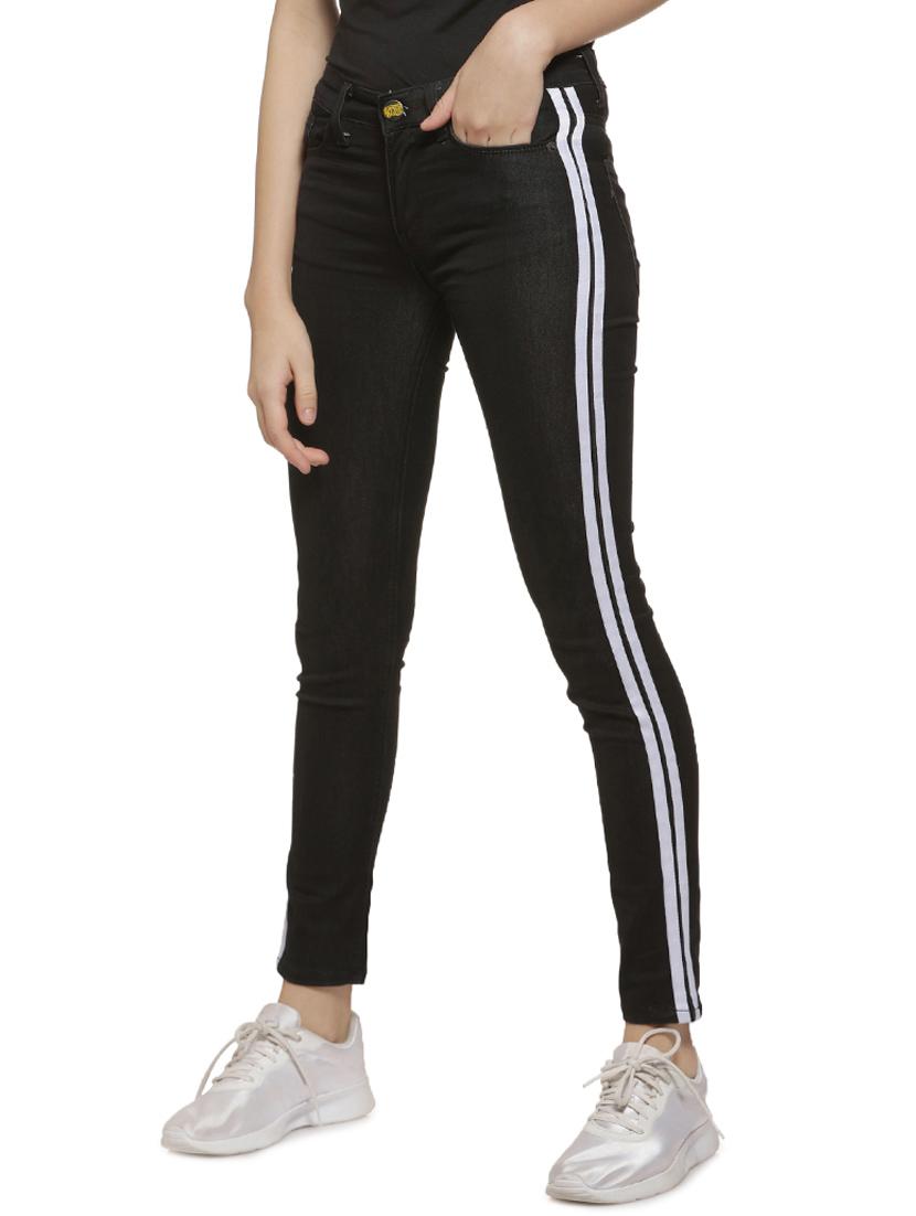 mid rise side tapping jeans - 16744322 - Zoom Image - 1