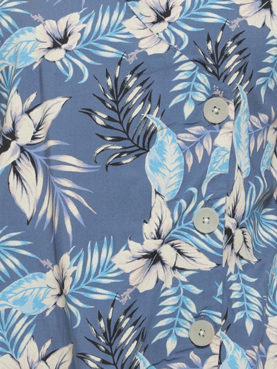 v neck floral short sleeved top - 16744334 - Zoom Image - 5