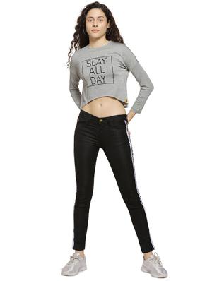 long sleeved crop top - 16744341 - Standard Image - 3