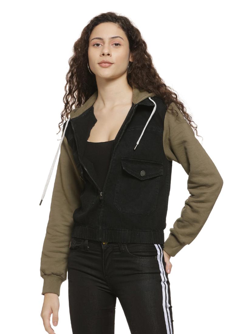 pocket detail hooded jacket - 16744349 - Zoom Image - 1