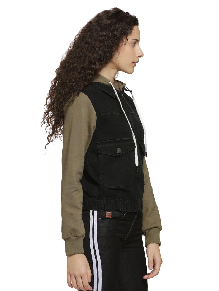 pocket detail hooded jacket - 16744349 - Zoom Image - 2