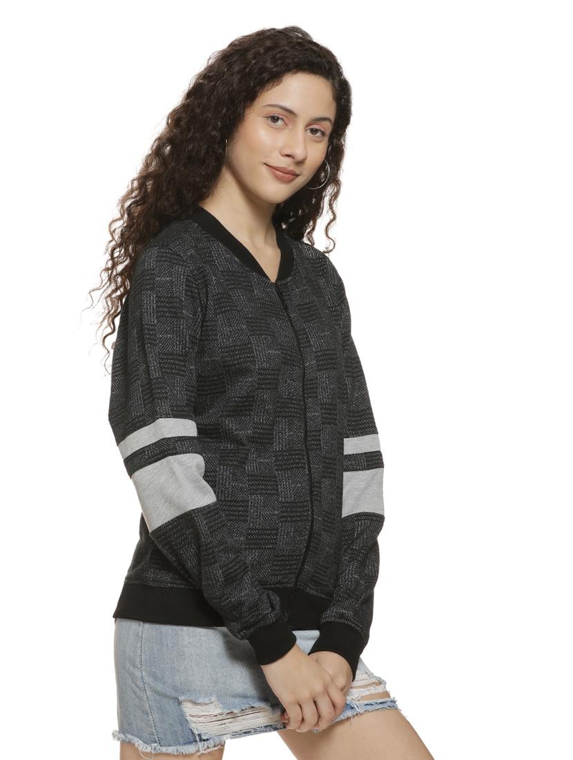long sleeved checkered jacket - 16744360 - Zoom Image - 2