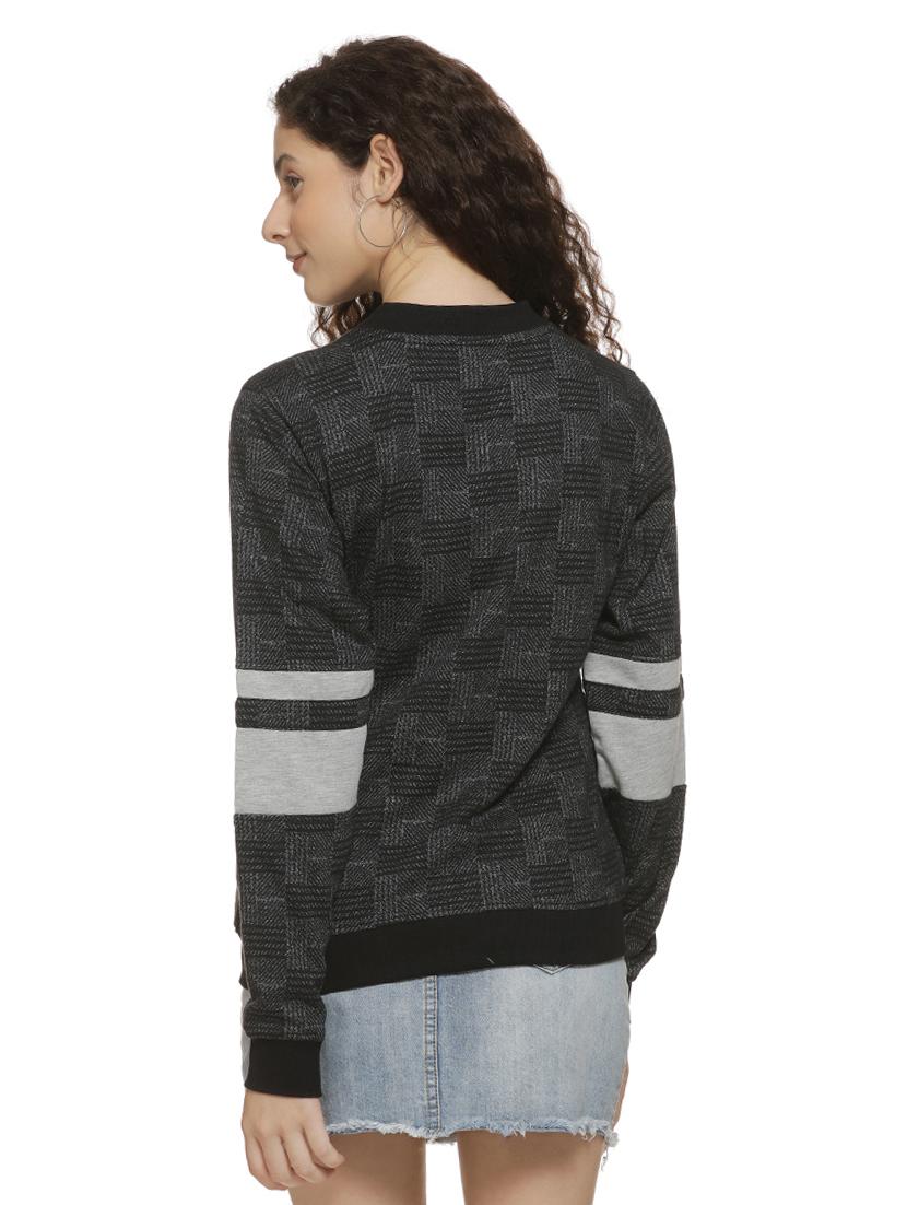 long sleeved checkered jacket - 16744360 - Zoom Image - 3