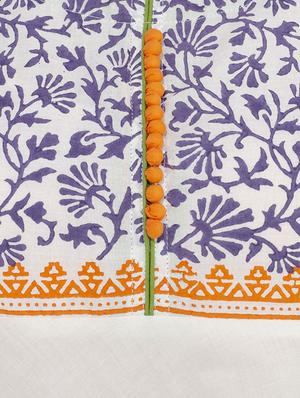 floral printed flared kurta - 16744991 - Standard Image - 4