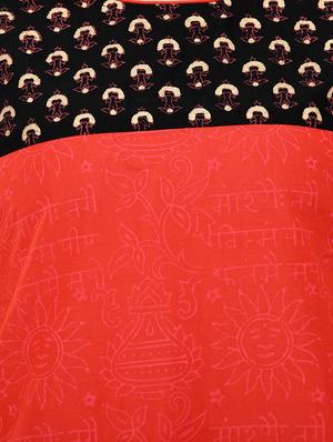 printed straight kurta - 16744992 - Standard Image - 4