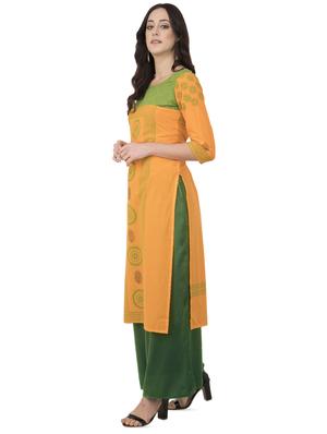 printed straight kurta - 16745000 - Standard Image - 2