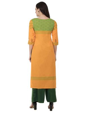 printed straight kurta - 16745000 - Standard Image - 3
