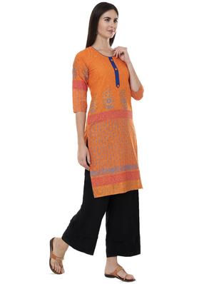 paisley printed straight kurta - 16745003 - Standard Image - 2