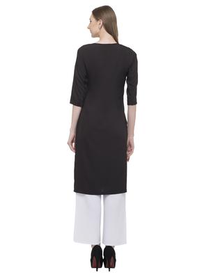 printed straight kurta - 16745013 - Standard Image - 3