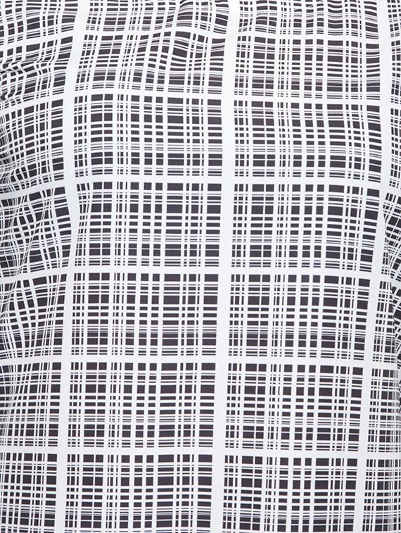 checkered straight kurta - 16745017 - Zoom Image - 4