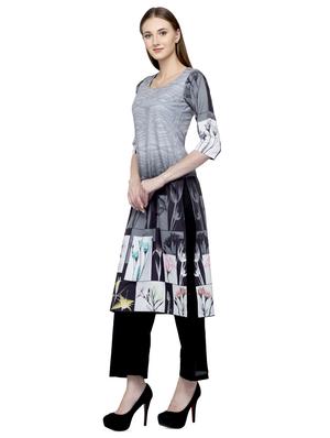 digital printed straight kurta - 16745031 - Standard Image - 2