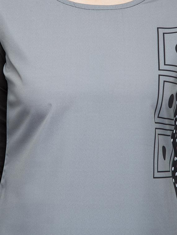 printed straight kurta - 16745034 - Zoom Image - 4