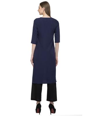 digital printed straight kurta - 16745040 - Standard Image - 3