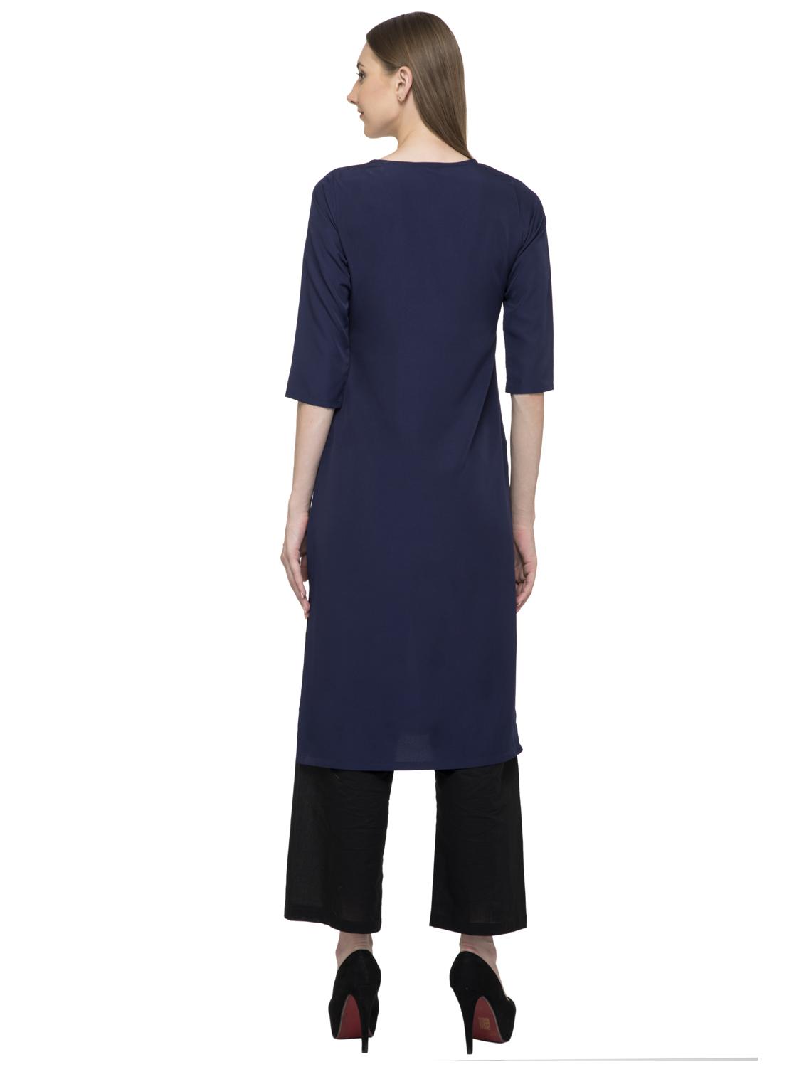 digital printed straight kurta - 16745040 - Zoom Image - 3