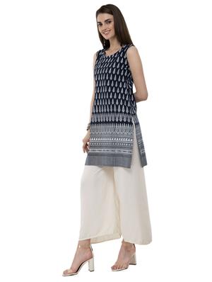 printed straight kurta - 16745049 - Standard Image - 2