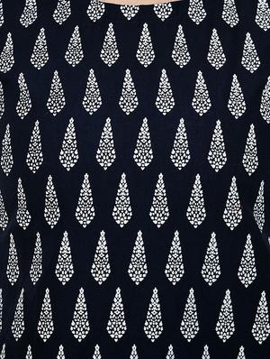 printed straight kurta - 16745049 - Standard Image - 4