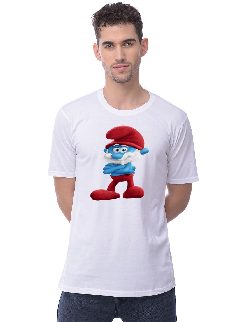 white chest print t-shirt - 16745056 - Zoom Image - 1