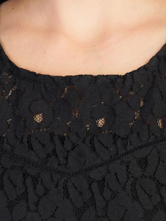 round neck laced top - 16745067 - Zoom Image - 5
