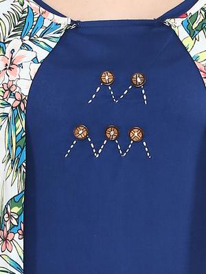 floral print layered kurta - 16745279 - Standard Image - 4