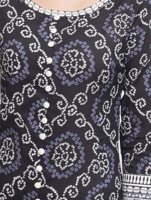 bandhani printed flared kurta - 16745292 - Standard Image - 4