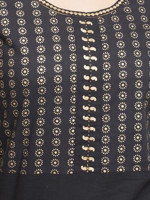 printed a-line kurta - 16745293 - Standard Image - 4