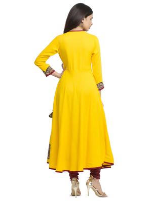 solid angrakha kurta - 16745297 - Standard Image - 3
