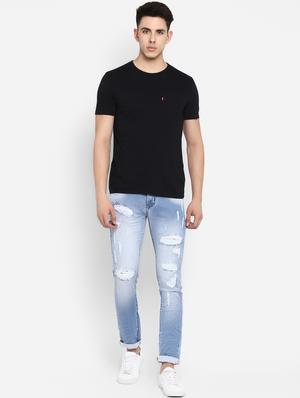 blue distressed jeans - 16745465 - Standard Image - 4