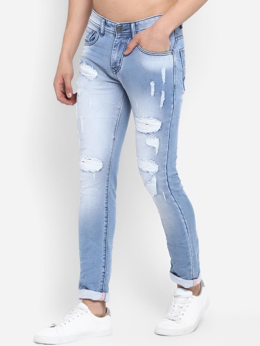 blue distressed jeans - 16745465 - Zoom Image - 2