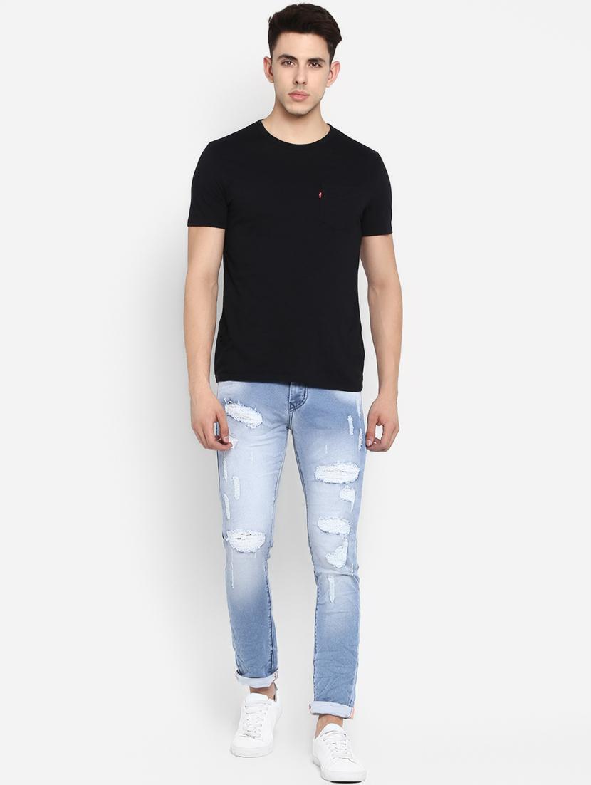 blue distressed jeans - 16745465 - Zoom Image - 4
