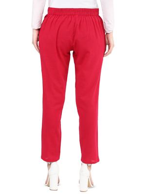 drawstring pocket detail flat front trouser - 16745508 - Standard Image - 3