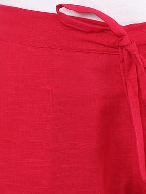 drawstring pocket detail flat front trouser - 16745508 - Standard Image - 5