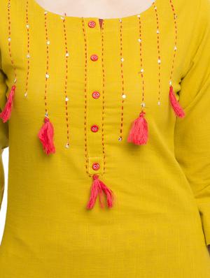 embroidered kurta skirt set - 16745518 - Standard Image - 4