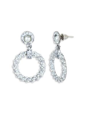 grey metal drop earrings - 16745536 - Standard Image - 3