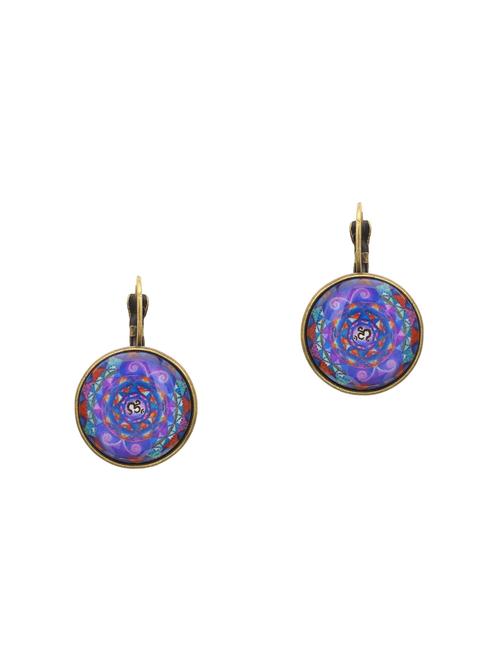 blue copper studs earring - 16745537 - Standard Image - 1