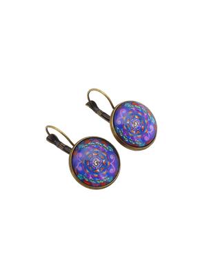 blue copper studs earring - 16745537 - Standard Image - 2